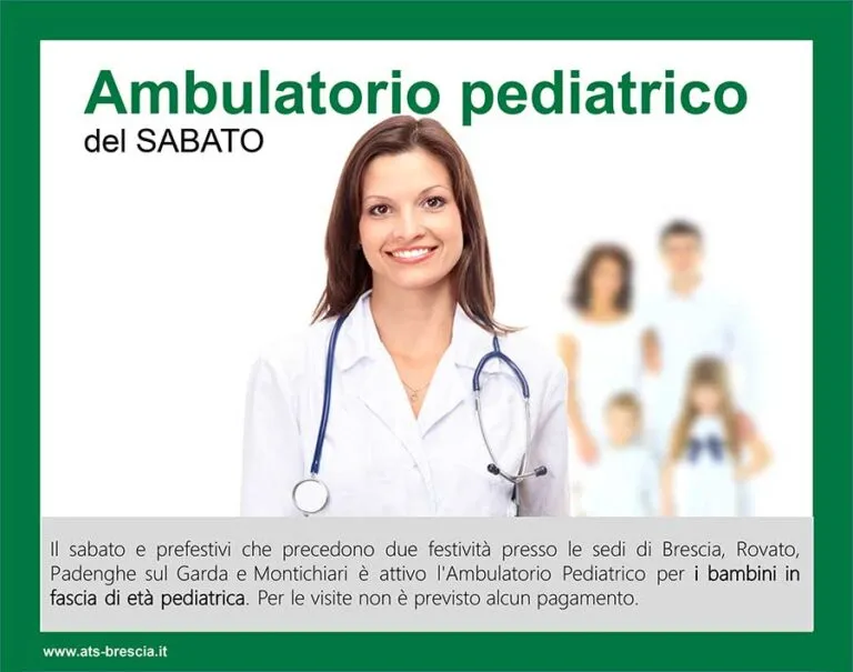Ambulatorio pediatrico del sabato mattina