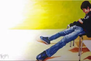 gli sdraiati - non vuole più andare a scuola Sellini