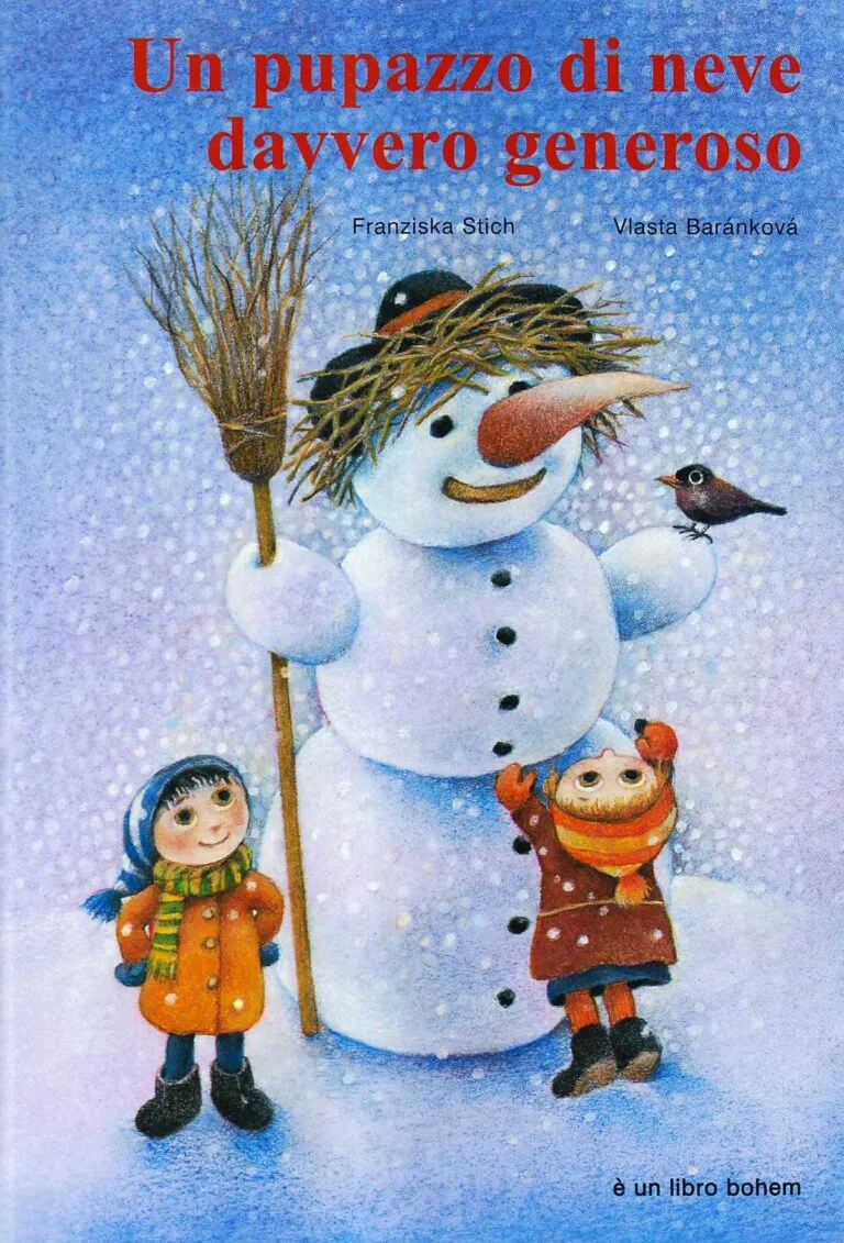 Un pupazzo di neve davvero generoso