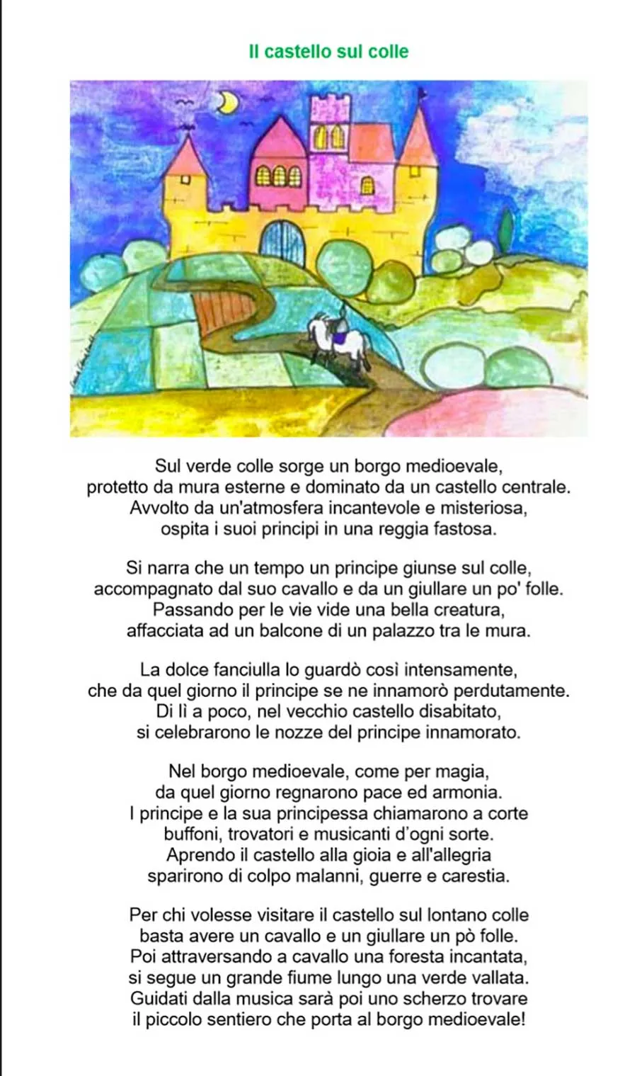 W le filastrocche! Il-castello-sul-colle-filastrocche-lucia-chiaruttini