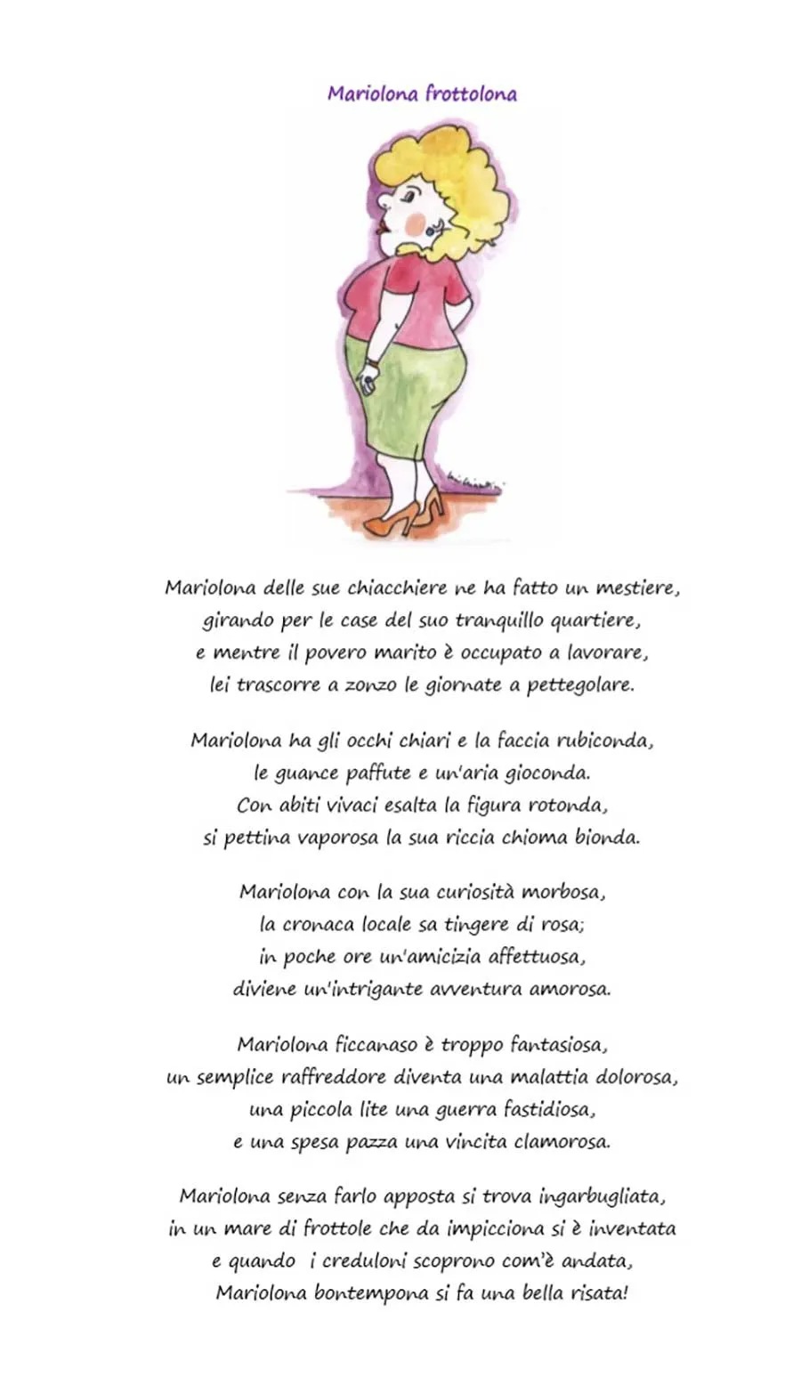 W le filastrocche! Mariolona-filastrocche-lucia-chiaruttini