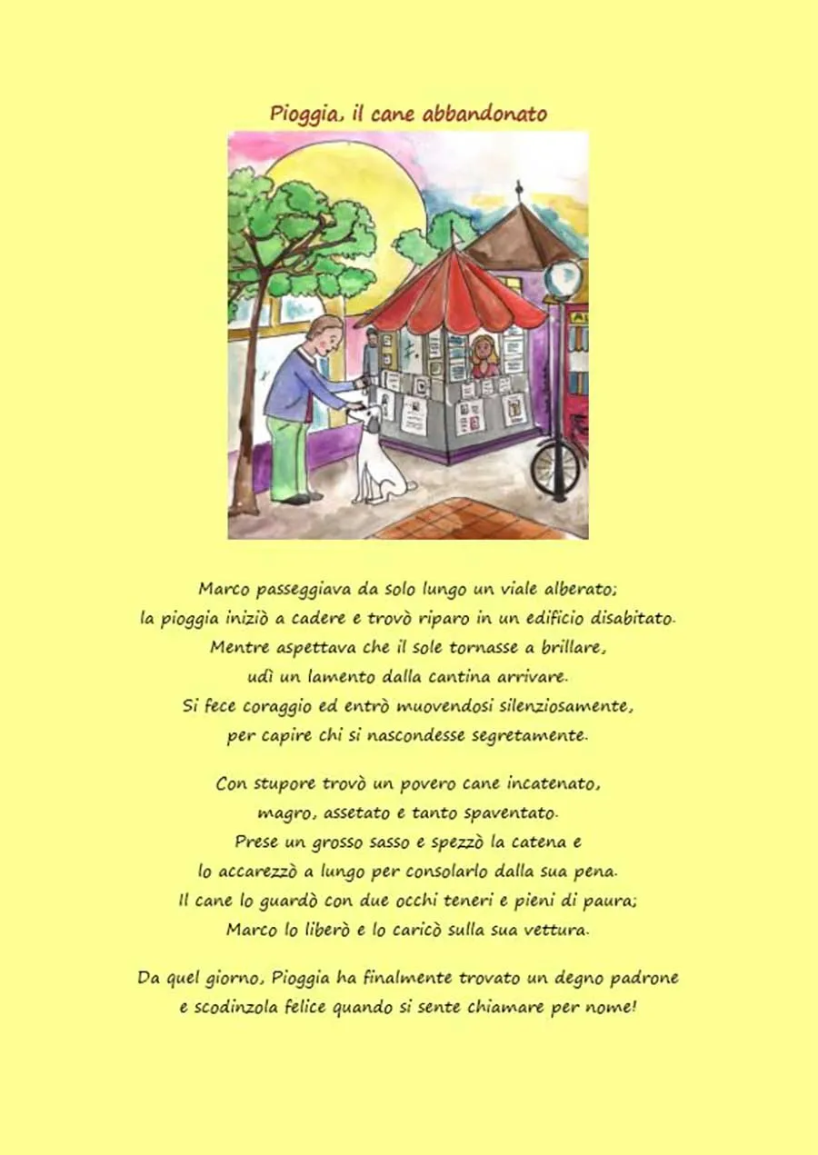 W le filastrocche! pioggia-cane-abbandonato-filatrocche-lucia-chiaruttini