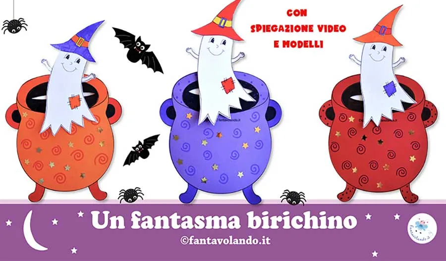 Lavoretti per bambini a tema Halloween Lavoretti per bambini a tema Halloween
